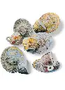 illy collection- 1998 -Robert Rauschenberg: World cups 5 espresso cups