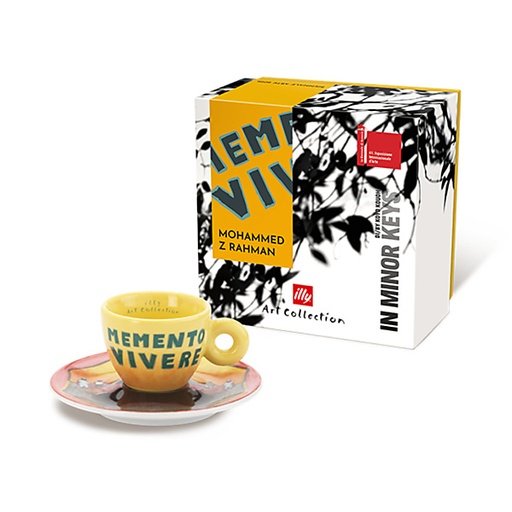 [25791] Biënnale 2026: 1 espresso kop en schotel Mohammed Z. Rahman (Set D)