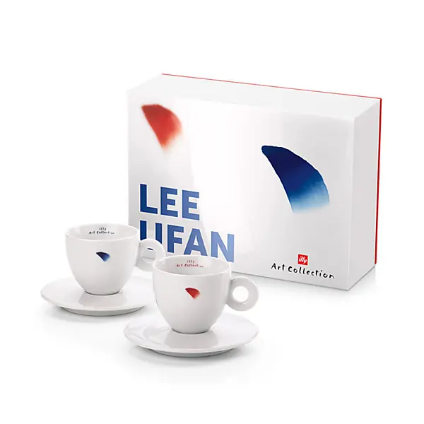 Lee Ufan 2 cappuccinokopjes