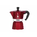 Bialetti Moka Express 6 tassen deco glamour rood 