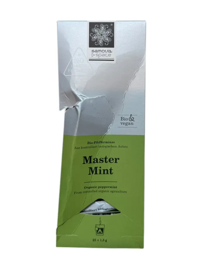 Samova Master Mint Space 25 zakjes BIO / beschadigde verpakking