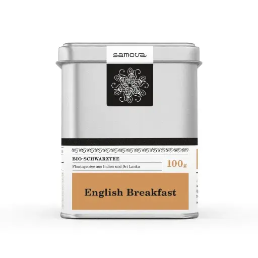 Samova English Breakfast  Theeblik leeg